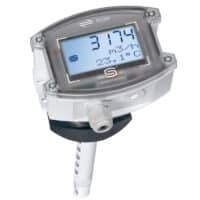 KLGF-W Modbus hast. sensor LCD 0…+50 °C / 0,1-20 m/s