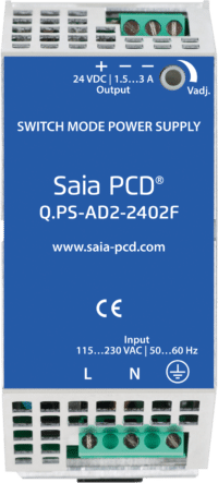 Q.PS-AD2-2402F Saia Power Input 115-230VAC, Output 24VDC/2,5A